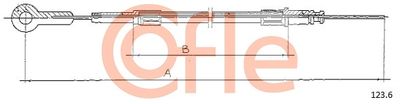 Accelerator Cable COFLE 92.123.6