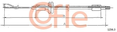 Bonnet Cable COFLE 92.1256.3