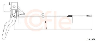 Bonnet Cable COFLE 92.13.1801