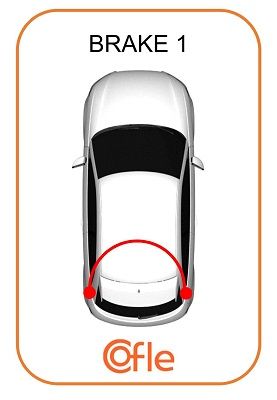 COFLE 92.1401.1 Cable Pull, parking brake
