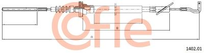 Cable Pull, clutch control COFLE 92.1402.01
