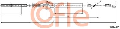 Cable Pull, clutch control COFLE 92.1402.02