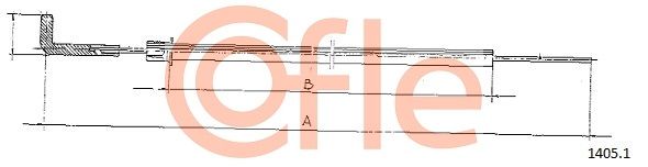 COFLE 92.1405.1 Cable, starter