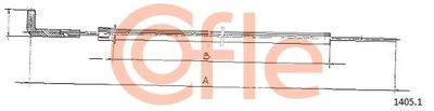Cable, starter COFLE 92.1405.1