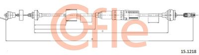 Cable Pull, clutch control COFLE 92.15.1218