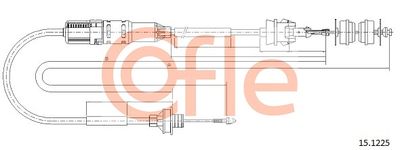 Cable Pull, clutch control COFLE 92.15.1225