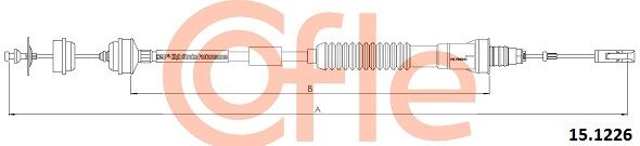 COFLE 92.15.1226 Cable Pull, clutch control
