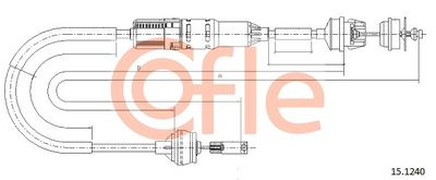 Cable Pull, clutch control COFLE 92.15.1240