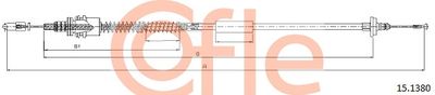 Cable Pull, clutch control COFLE 92.15.1380