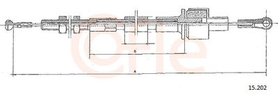 Cable Pull, clutch control COFLE 92.15.202