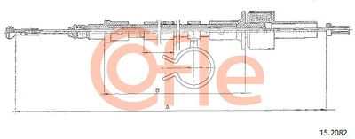 Cable Pull, clutch control COFLE 92.15.2082