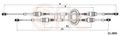 Cable Pull, manual transmission COFLE 92.15.2895