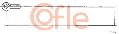 Accelerator Cable COFLE 92.153.5