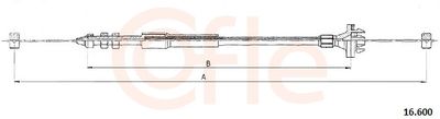 Accelerator Cable COFLE 92.16.600