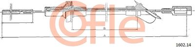 Cable Pull, clutch control COFLE 92.1602.14