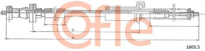 Accelerator Cable COFLE 92.1603.5