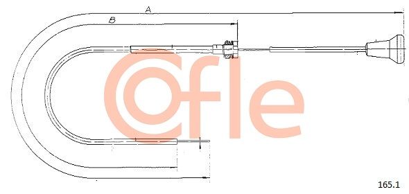 COFLE 92.165.1 Cable, starter