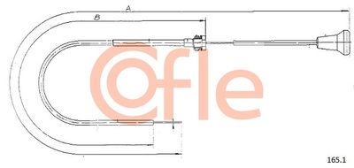 Cable, starter COFLE 92.165.1