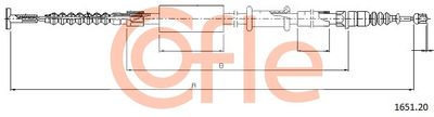Cable Pull, parking brake COFLE 92.1651.20