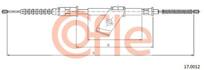 Cable Pull, parking brake COFLE 92.17.0012