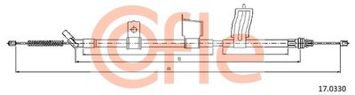 Cable Pull, parking brake COFLE 92.17.0330
