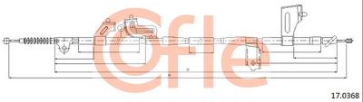 Cable Pull, parking brake COFLE 92.17.0368