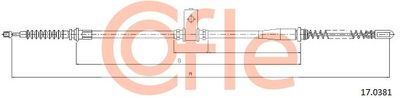 Cable Pull, parking brake COFLE 92.17.0381