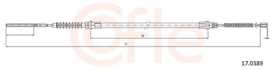 Cable Pull, parking brake COFLE 92.17.0389