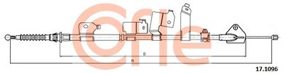 Cable Pull, parking brake COFLE 92.17.1096