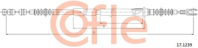 Cable Pull, parking brake COFLE 92.17.1240