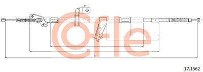 Cable Pull, parking brake COFLE 92.17.1562