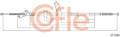 Cable Pull, parking brake COFLE 92.17.1563