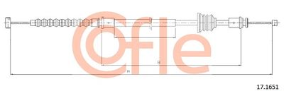 Cable Pull, parking brake COFLE 92.17.1651