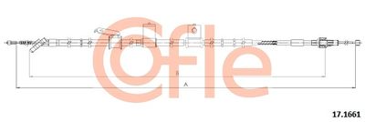 Cable Pull, parking brake COFLE 92.17.1661