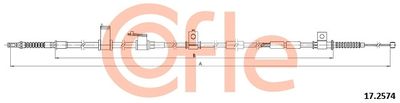 Cable Pull, parking brake COFLE 92.17.2574