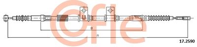 Cable Pull, parking brake COFLE 92.17.2590