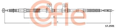 Cable Pull, parking brake COFLE 92.17.2591
