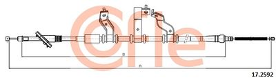 Cable Pull, parking brake COFLE 92.17.2592