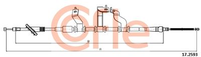 Cable Pull, parking brake COFLE 92.17.2593