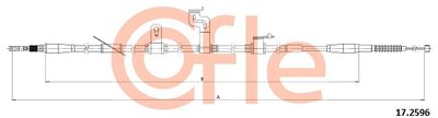 Cable Pull, parking brake COFLE 92.17.2596