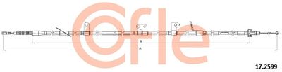 Cable Pull, parking brake COFLE 92.17.2599
