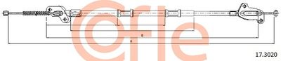 Cable Pull, parking brake COFLE 92.17.3020
