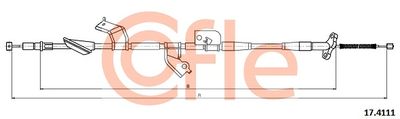 Cable Pull, parking brake COFLE 92.17.4111
