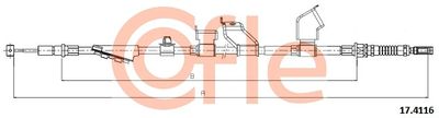 Cable Pull, parking brake COFLE 92.17.4116