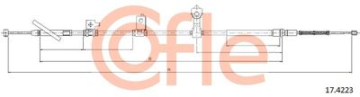 Cable Pull, parking brake COFLE 92.17.4223
