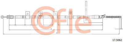 Cable Pull, parking brake COFLE 92.17.5062