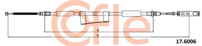 Cable Pull, parking brake COFLE 92.17.6006