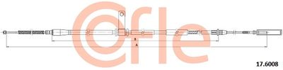 Cable Pull, parking brake COFLE 92.17.6008
