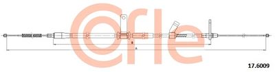 Cable Pull, parking brake COFLE 92.17.6009