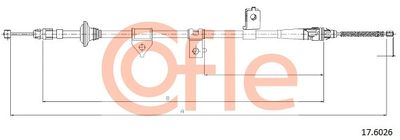 Cable Pull, parking brake COFLE 92.17.6026